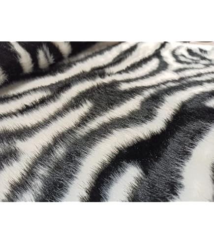 Tappeto Con Stampa Zebra: Moderno Tappeto In Microfibra Lavabile - Italia - Foto 5