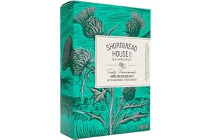Shortbread House of Edinburgh | Dita di frollini fatti a mano con gambo zenzero | Scatola da 170 g
