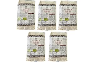 RACILIA Farina di Grano Tenero Bio Maiorca - Grano Antico 100% Siciliano e Biologico - Ricco di Fibre e Proteine (5 kg (Confezione da 1x5))