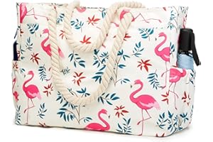 KUAK Beach Bag and Pool Bag, Waterproof(IP64) Sandproof, Large Beach Tote for Women with Top Full-Zippered Closure, Two Outside Pockets, Waterproof Phone Case, Key Holder, Bottle Opener