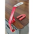 Spicado Traders Coconut Scraper/Grater/Chirava - 1 Piece (Powder cotted - Red)