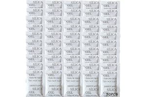 ANATI 50 Bags Silica Gel Beutel Sachets Trockenmittel Kleine Beutel 1g