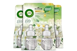 Air Wick Freshmatic - Recambios de ambientador spray automático, Esencia para casa con aroma a White Bouquet, Blanco, 1 Unidad (Paquete de 6)