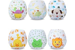 Ateid Calzones de Entrenamiento para Bebé Niño Paquete de 6