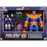 Hasbro Marvel Legends Series Gamerverse Psylocke vs Thanos İkili Aksiyon Fig&uuml;r Seti, Retro Video Game