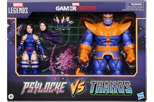 Marvel Legends Series Gamerverse, Psylocke vs. Thanos, Figuras de acción coleccionables