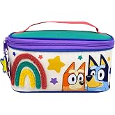 CyP Brands-Bluey, Toiletry Bag, Accessories, Preschool, Multicoloured, Rainbow, Official Product