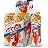 HIGH5 Energy Gel with Electrolytes | Quick Release Energy On The Go | 23 g Carbs | 57mg Magnesium | Great Taste | (Tropical,