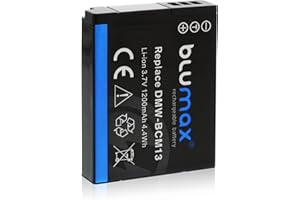 Blumax Akku ersetzt Panasonic DMW-BCM13 / DMW-BCM13-E 1200mAh |kompatibel mit Lumix DMC Reihe TZ40-TZ41-TZ55-TZ56-TZ58-TZ60-TZ61-TZ70-TZ71 | ZS30-ZS40 |TS5 | FT5