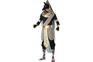 Fun Costumes Adult Anubis Costume Men's Ancient Egypt Costume Small Black