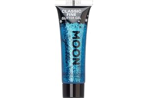 Moon Glitter - Gel glitter fine classico - 12ml - Blu - Pittura Viso Glitter