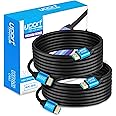 UPORT 2 Pack 5 Meter HDMI 1.4 Cable with Ethernet, 4K/2K Ultra HD 1080P Resolution, 10.2 Gbps High Speed Transmission, Compatible with TV, Laptop, Monitor, Projector, Gaming Console & More
