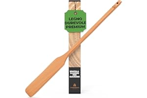 WOODENHOUSE LIFELONG QUALITY Spatola Legno - 60 cm Spatola Legno Cucina, Pagaia per Mescolare – Cucchiaio lungo in legno for Stock Pots by Woodenhouse
