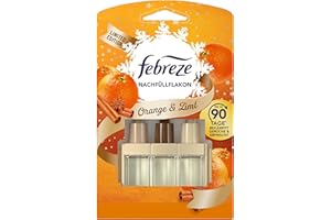 ‎FEBREZE Febreze 3Volution Lufterfrischer Duftstecker Nachfüllflakon Orange & Zimt 20 ml, 3 Wechselnde Düfte Zum Bekämpfen Von Gerüchen