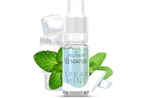 ‎BELISSIA Belissia Lebensmittelaroma - Spearmint - Hochdosiertes Lebensmittel Aroma 10ml. Zur Verwendung in Lebensmitteln & Getränken für Vernebler, Nebelmaschinen, Diffuser uvm.