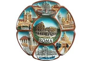 WEDARE MAGNET SOUVENIR Roma Roma Italia 3D famoso paisaje refrigerador imán viaje etiqueta de recuerdo hogar y cocina decoración Roma nevera imán de China