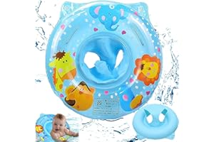 SunAurora Anillo de natación para bebés,Flotador para bebés Inflable, Anillo de natación para niños con Asiento,Piscina hinchables Flotador para bebés de 6 a 36 Meses