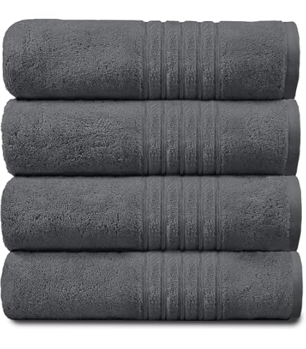 GC GAVENO CAVAILIA Handdoeken voor badkamer - 700 g/m² handdoeken set van 4 - Egyptische katoenen handdoeken - hotelkwaliteit handdoeken - machinewasbaar - wit - 50 x 85 cm
