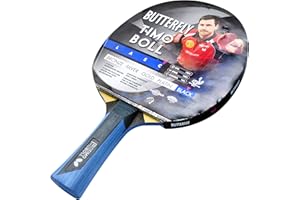 Timo Boll - Bate de Tenis de Mesa (2,0 mm, Goma Wakaba aprobada por ITTF