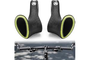 ANBOO 1 paio di scoiattoli interni per manubrio bicicletta, manubrio della bicicletta, estremità del manubrio della bicicletta, parti ergonomiche antiscivolo MTB per manubrio da 21,8 – 22,2 mm, prolunga