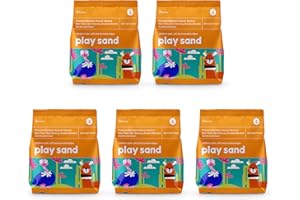 LEAP HORSE Children’s Play Sand, Premium Quality, 25KG Light Colour Sand, Non Toxic, Natural Washed Play Pit, Safe for Kids, Pets and Aquarium by Homey