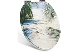 Xonic Design WC-Sitz - Premium Klo-Deckel - Toilettensitz mit Absenkautomatik - hochwertige Klobrille mit Motiv (MDF180)