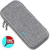 VUP Etui Léger pour Nintendo Switch Housse Rigide de Transport avec Emplacement pour Cartes de Jeux Pochette Rigide Coque Anti-Choc de Protection pour Nintendo Switch, Gris