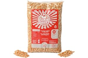 Corn Poppets | Granos de Maíz para Palomitas Sabor Salado | Palomitas Saludables, 100% Natual | Pack ahorro 2,5 kg