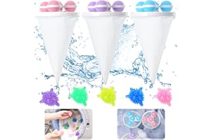 TOPJOWGA Filterbeutel Waschmaschine Haarentferner, 8 Stück Waschmaschine Haarfilter, Waschmaschine Flusenentferner, Reinigung Dekontamination Haarentferner, Haarentferner für Waschmaschine