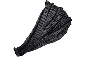 Gheri Cotton Elastic Hippie Bohemian Bandana Headband Striped Black