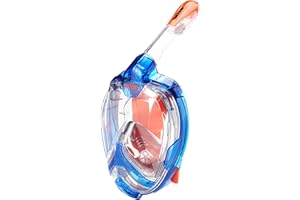 Seac Magica, Maschera Snorkeling Full Face Integrale Anti Appannamento con Morbido Facciale in 4 Taglie, Valvola di Spurgo e Snorkel Dry Top