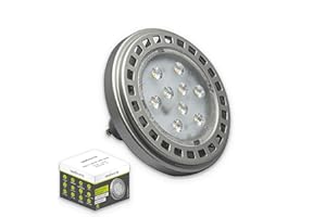 INNOVATE ES111 GU10 LED żarówka lampa punktowa reflektor / QRB11 (ES11 / QRB111 GU10 LED żarówka punktowa, 12 W, 60°, ciepła biel, ściemniana - zastępuje 100 W)