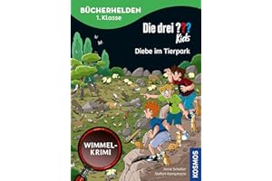Die drei ??? Kids, Bücherhelden 1. Klasse, Diebe im Tierpark: Wimmel-Krimi - Leicht lesen lernen ab 6 Jahre - mit tollen Wimmelseiten - ermittle gemeinsam mit Justus, Peter und Bob und löse den Fall
