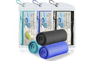 NACHLYNN Kühlendes Handtuch 100 x 30 cm Kühlend Mikrofaser Handtuch Gym Handtuch Eiskalt Kühlen Handtuch Cooling Towel für Fitness Sport Reise Yoga