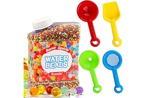 FIVAVA Perlas de Agua, 50.000 Perlas de Gel para Jarrones, Plantas, Bodas y Decoración