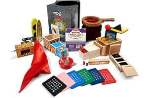 Melissa & Doug luksusowy zestaw magiczny, zabawa z odgrywaniem ról, zestaw zabawkowy, drewniana zabawka, od ósmego roku życia, prezent dla chłopca lub dziewczynki