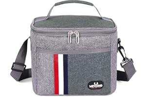 SPRING COUNTRY Grande sac à repas isotherme et étanche - Unisexe - Pour adulte, enfant gris