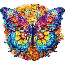 Holzpuzzle 200 Teile Erwachsene - Fantasiewald Mit Einhorn 28x28cm