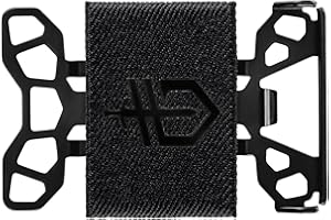 GERBER Gear 30-001492N Barbill męski minimalistyczny portfel ze stali nierdzewnej, elastyczny portfel, smukły, lekki, otwieracz do butelek, czarny, 2 x 15 x 11,4 cm