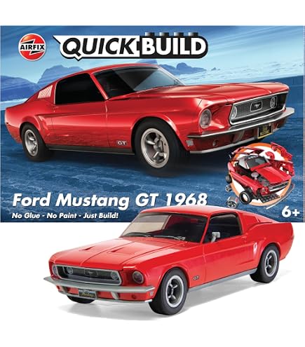 1968 Ford Mustang GT Bullitt Steve McQueen 1/64 Diecast Model Car – Green, Limited Edition