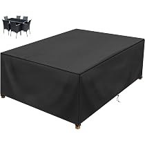 Gartenmöbel-Abdeckplane 190x130x90 Cm | 420D Oxford, Wasserdicht & UV-beständig | Mit Kordelzug & Transporttasche