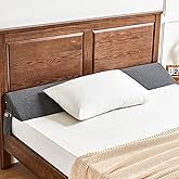 Dorifine Bed Wedge Pillow for Headboard Gap Filler Queen(60"x6"x10") Mattress Gap Filler(0-8") Bed Wedge for Headboards Gaps 