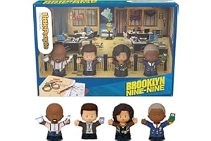 LITTLEPEOPLE COLLECTOR Little People Collector Brooklyn Nine-Nine TV Series Special Edition Set in Display Gift Box for Adults & Fans, 4 Figures