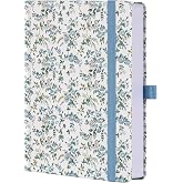 TIEFOSSI Dotted Notebook for Women, A5 Dotted Grid Notebook for Writing, 190 Numbered Pages, Thick Paper, Travel Journal, for