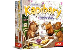 Trefl - Kapibary Herbaciary - Gra Rodzinna, Strategia, Planowanie i Logiczne Myślenie, dla Dorosłych i Dzieci od 8 lat
