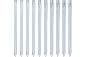 Viirkuja 35 cm Sandheringe Set | 10 extra Lange Zeltheringe | 2 cm breit, 1,5 mm dick | Camping & Zelt