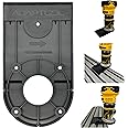 Router Guide Rail Adaptor Compatible with Dewalt Trimmer for Plunge Saw Track DCW604NT DCW600N D26204K