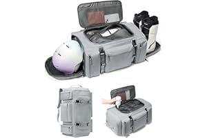 VENATIN Zaino da sci sottovuoto, 62 l, leggero, impermeabile, con sistema di compressione sottovuoto, zaino per idratazione per sciare