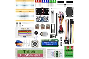 Freenove Super Starter Kit for Raspberry Pi Pico 1 2 W (Not Included), 588-Page Detailed Tutorial, 175 Items, 94 Projects, Python C Java Code