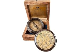 SMIZZY ; (RE)TOUCHING LIVES Smizzy Navigational Maritime Vintage Nautical Brass Compasses Fully Functional Titanic/Robert Frost Poem Compass/Sundial for Gift and Home Décor